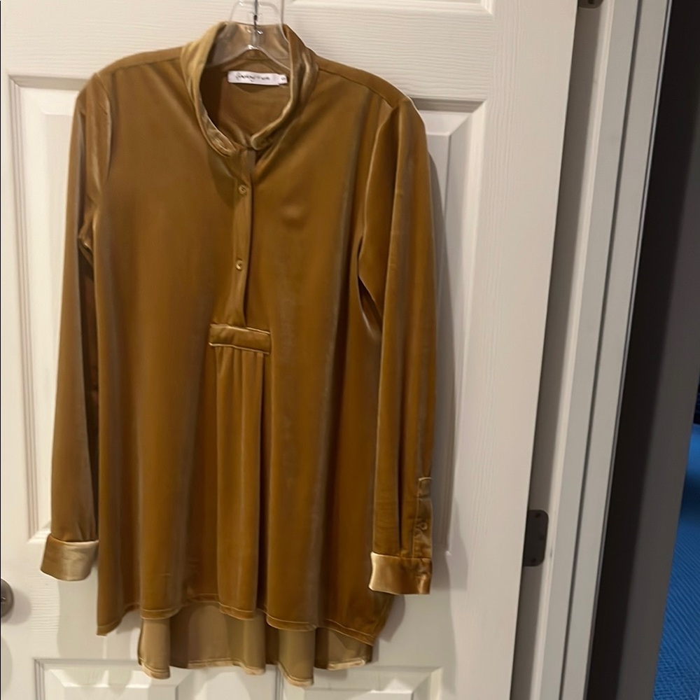 Elegant Tan Women's Top
